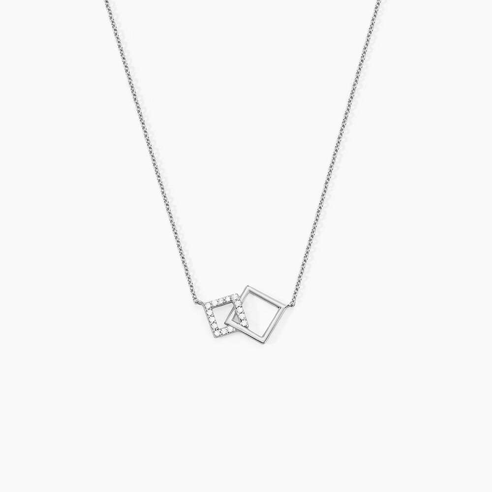 Collier Manoela Argent Blanc Oxyde De Zirconium - Colliers avec pierres Femme | Marc Orian