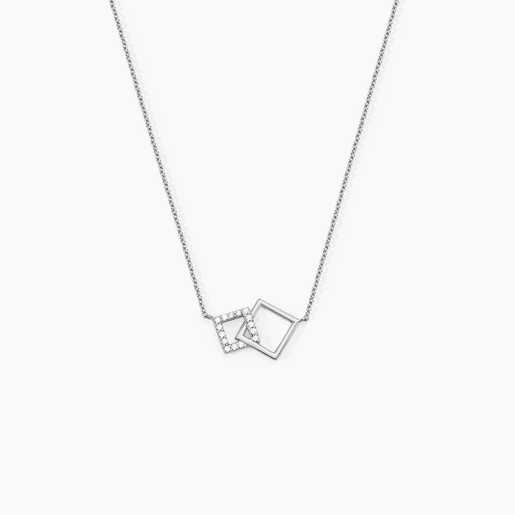 Collier Manoela Argent Blanc Oxyde De Zirconium - Colliers avec pierres Femme | Marc Orian