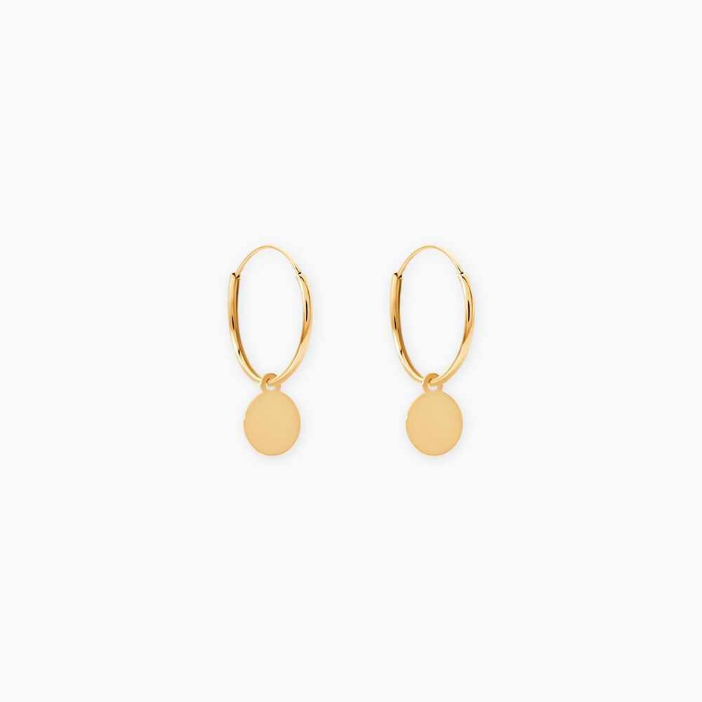 Cr&eacute;oles Belita Or Jaune - Boucles d'oreilles pampille Femme | Marc Orian