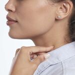 Boucles D'oreilles Puces Or Jaune Doreen Oxydes De Zirconium - Puces Famille | Marc Orian