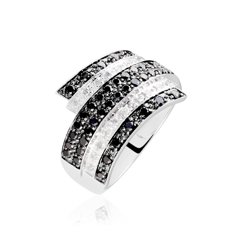 Bague Heldea Or Blanc Diamant - Bagues pierres précieuses Femme | Marc Orian