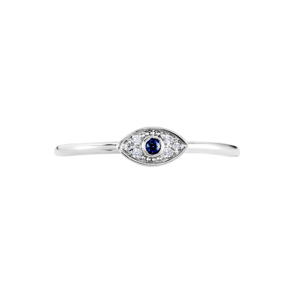 Bague Josue Argent Blanc Oxyde De Zirconium - Bagues avec pierre Femme | Marc Orian