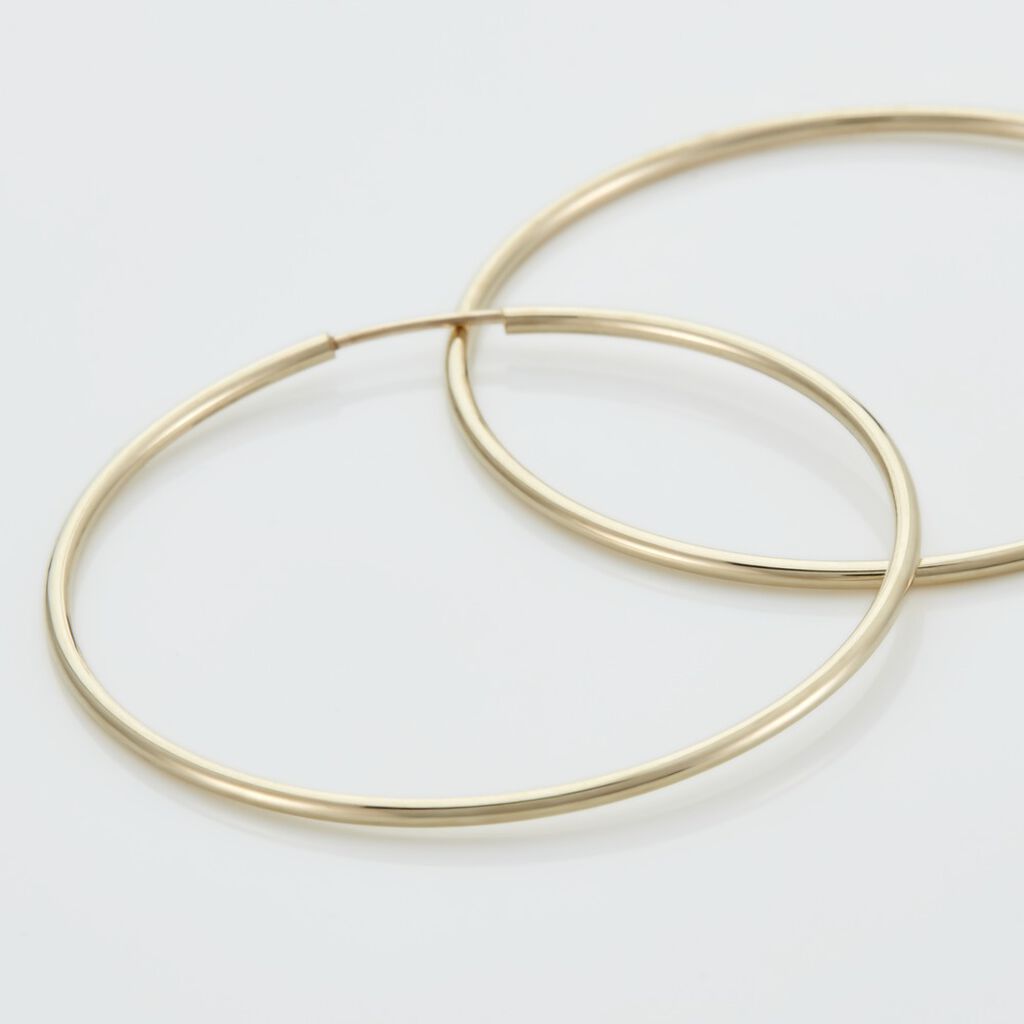 Créoles Dominae Flexible Or Jaune - Boucles d'oreilles Créoles Femme | Marc Orian