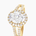 Bague Or Jaune Arjun Oxydes De Zirconium - Solitaires Femme | Marc Orian