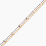 Bracelet Clorinthe Argent Tricolore - Bracelets fantaisie Femme | Marc Orian