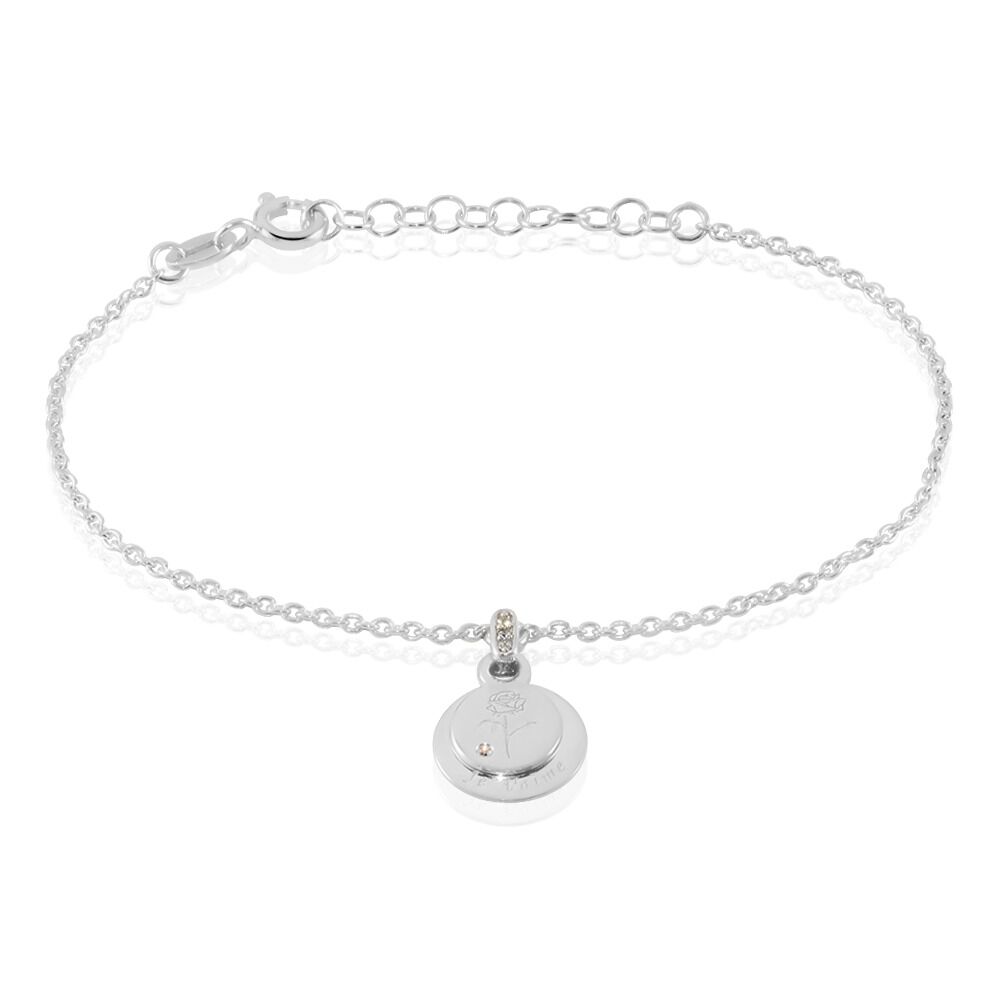 Bracelet Leonel Argent Oxydes De Zirconium - Bracelets Medailles Femme | Marc Orian