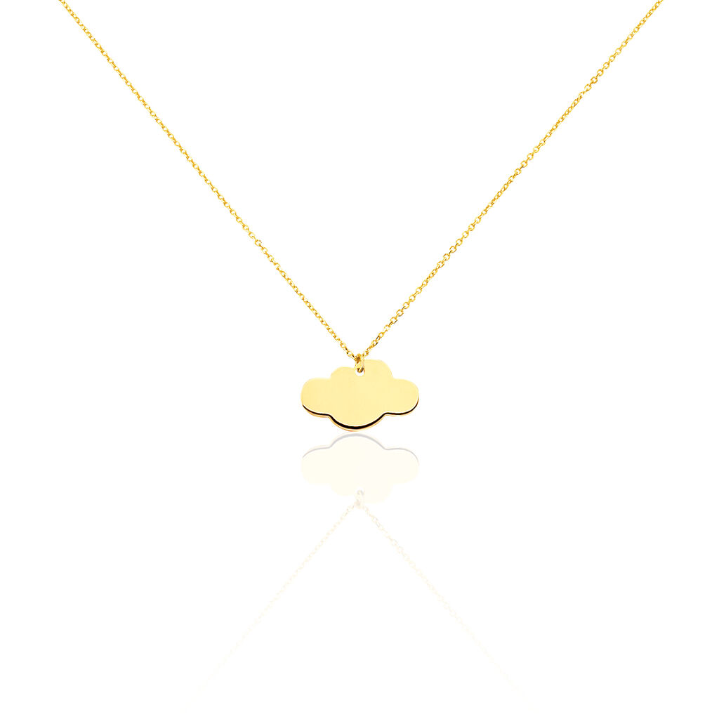Collier Helenia Nuage Gravable Or Jaune - Colliers ete Enfant | Marc Orian