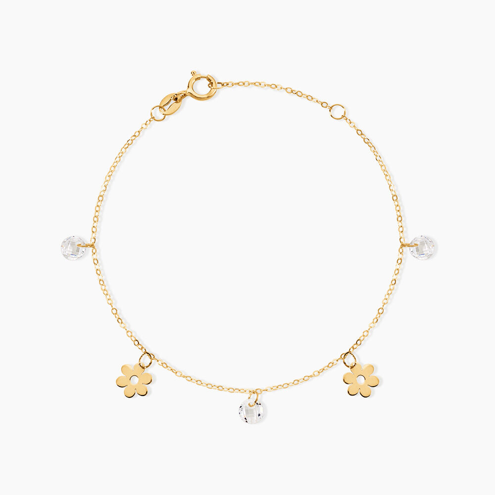 Bracelet Marganita Or Jaune Oxyde De Zirconium - Bracelets cha&icirc;nes Enfant | Marc Orian