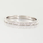 Alliance Marziale Ruban Plat Or Blanc - Alliances duo Unisex | Marc Orian