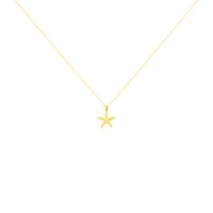 Collier Or Jaune Aenor Motif Etoile De Mer - Colliers Femme | Marc Orian