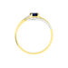 Bague Or Jaune Connor Saphir Diamants - Solitaires Femme | Marc Orian