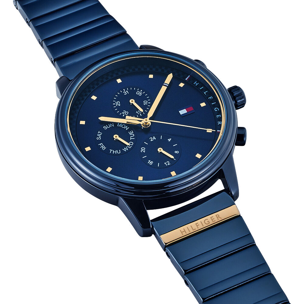 Montre tommy hilfiger femme bleu
