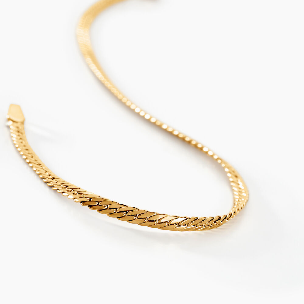 Bracelet Or Jaune Izel Maille Anglaise - Bracelets mailles Femme | Marc Orian