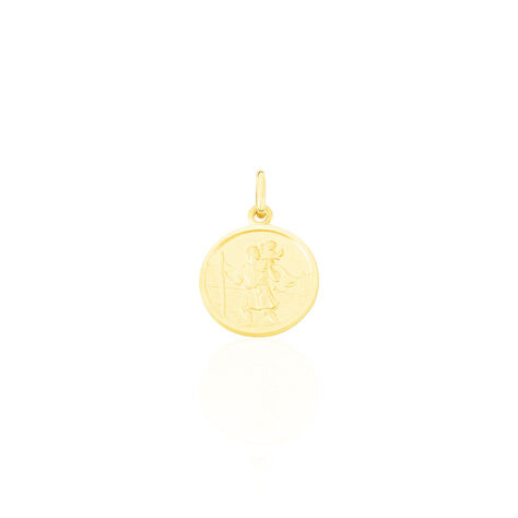 Pendentif Saint Christophe Or Jaune - Médailles et médaillons Famille | Marc Orian