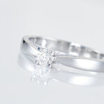Bague Solitaire Tahyna Or Blanc Diamant - Solitaires Femme | Marc Orian