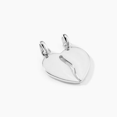 Pendentif Axelia Argent Blanc