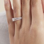 Bague Solitaire Or Blanc Neirin Diamants Synth&eacute;tiques - Solitaires Femme | Marc Orian
