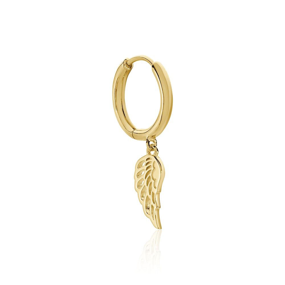 Cr&eacute;ole Unitaire Paco Plaqu&eacute; Or Dor&eacute; - Boucles d'oreilles pampille Homme | Marc Orian