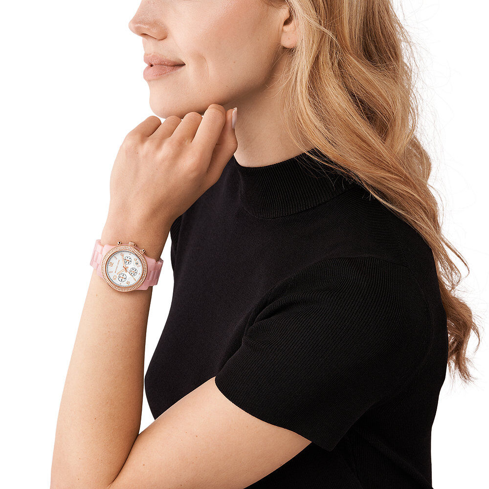 Montre Michael Kors Runway Blanc - Montres étanches Femme | Marc Orian