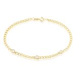 Bracelet Vienne Or Jaune Oxyde De Zirconium - Bracelets cha&icirc;nes Femme | Marc Orian