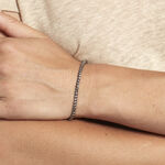 Bracelet Lennah Argent Blanc - Bracelets fantaisie Femme | Marc Orian