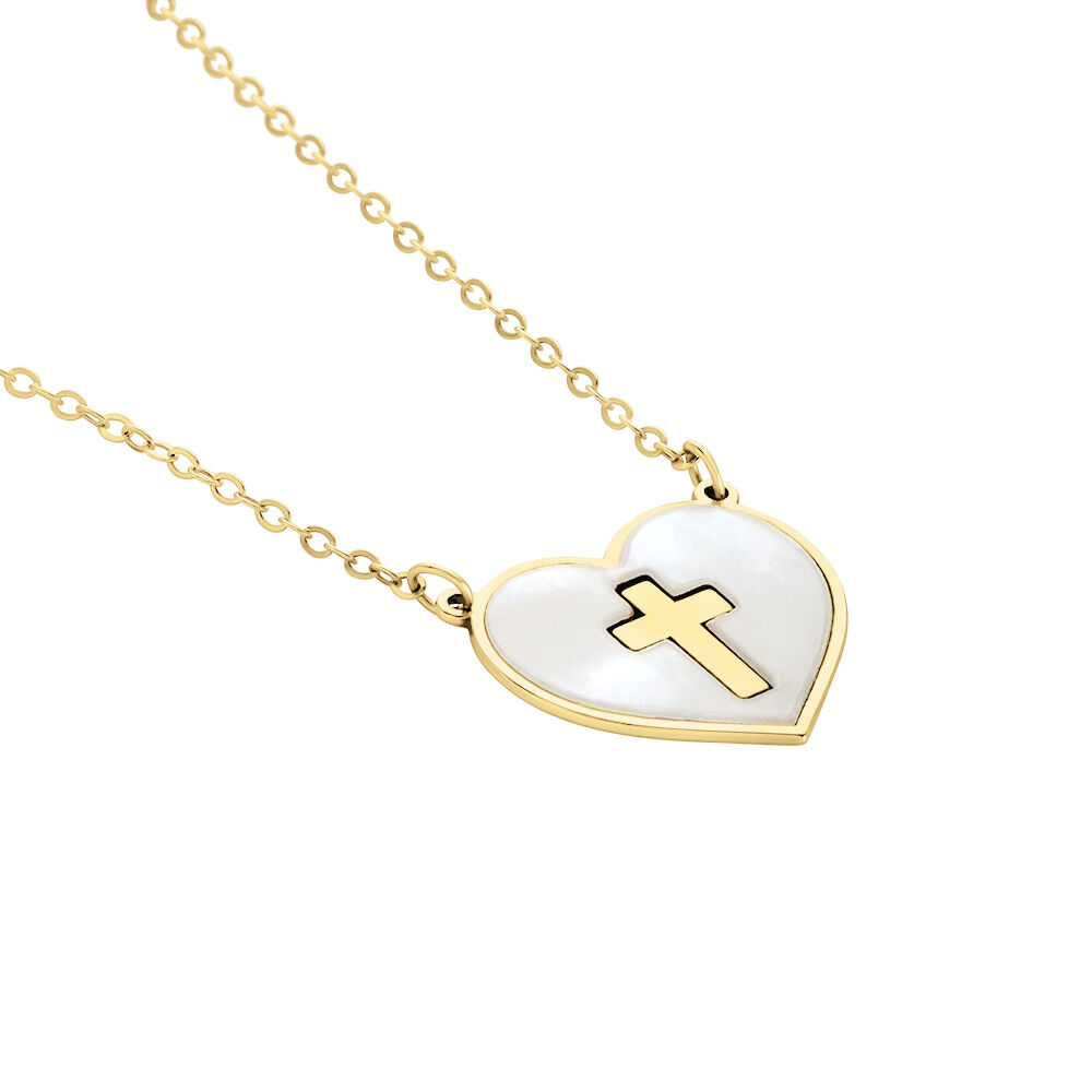 Collier Lawrie Or Jaune Nacre - Colliers avec pierres Famille | Marc Orian