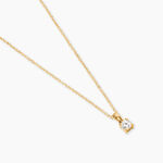 Collier Alexandra Or Jaune Diamant - Colliers solitaires Femme | Marc Orian