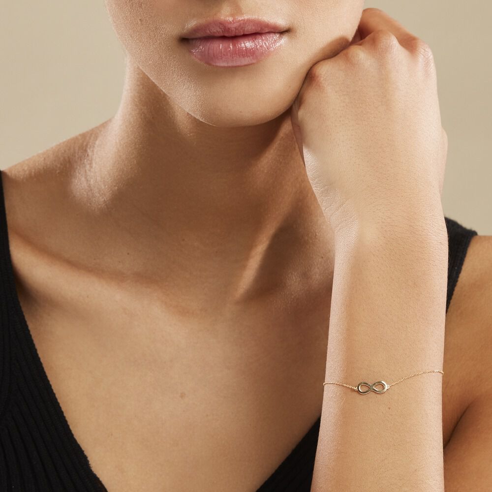 Bracelet Maryeme Infini Selectra Or Jaune - Bracelets chaînes Femme | Marc Orian