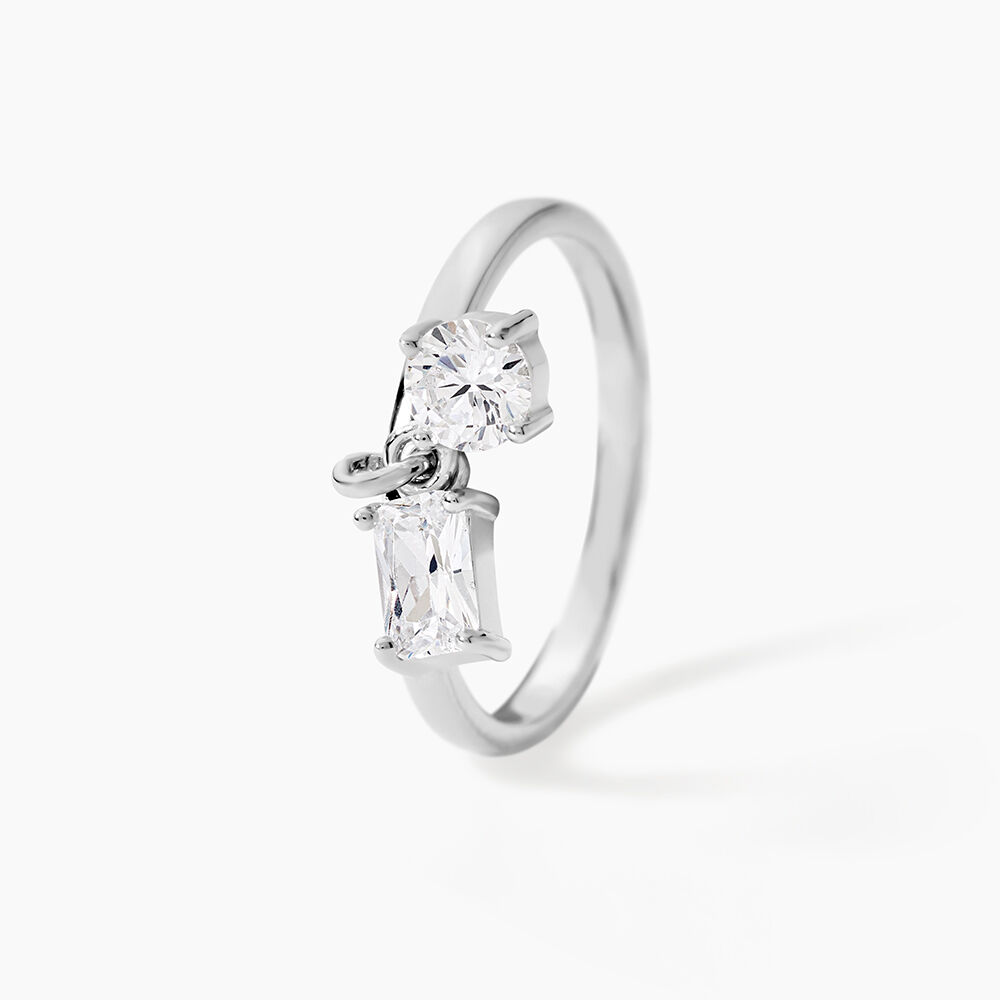 Bague Aoibhin Argent Blanc Oxyde De Zirconium - Bijoux fantaisie Femme | Marc Orian