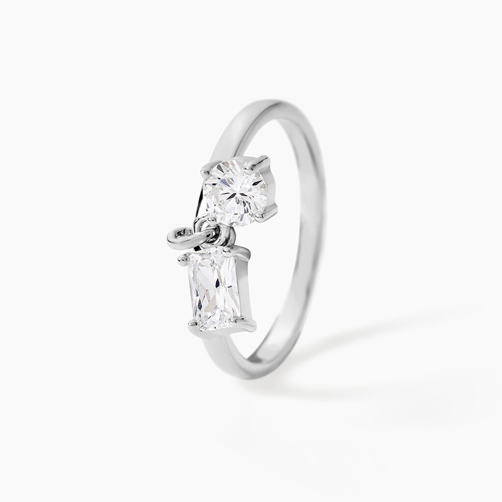 Bague Aoibhin Argent Blanc Oxyde De Zirconium - Bijoux fantaisie Femme | Marc Orian