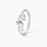 Bague Aoibhin Argent Blanc Oxyde De Zirconium - Bijoux fantaisie Femme | Marc Orian