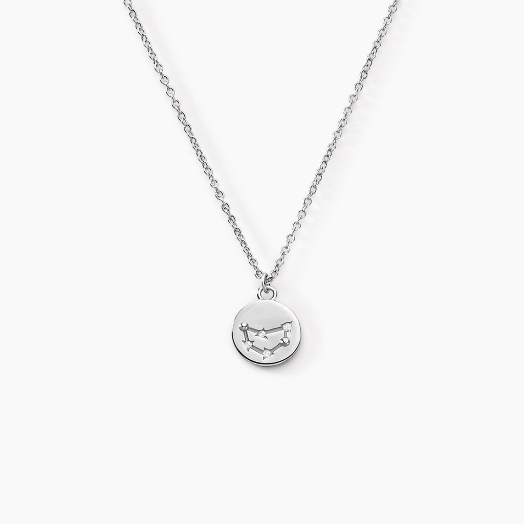 Collier Despina Argent Blanc Oxyde De Zirconium - Colliers avec pierres Femme | Marc Orian