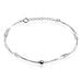 Bracelet Linda Argent Blanc - Bracelets chaînes Femme | Marc Orian