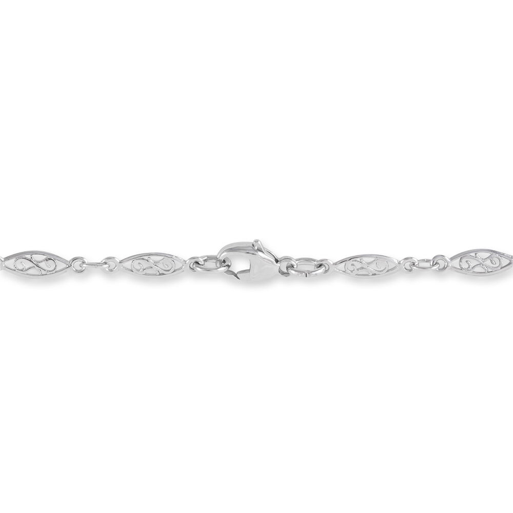 Bracelet Mahee Maille Filigrane Argent Blanc - Bracelets mailles Femme | Marc Orian