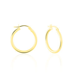 Créoles Verania Or Jaune - Boucles d'oreilles Créoles Femme | Marc Orian