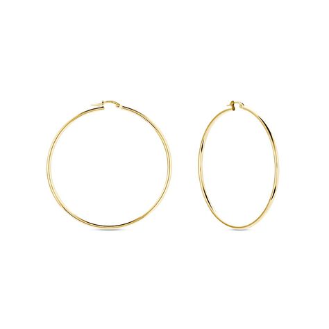 Créoles Verania Or Jaune - Boucles d'oreilles Créoles Femme | Marc Orian