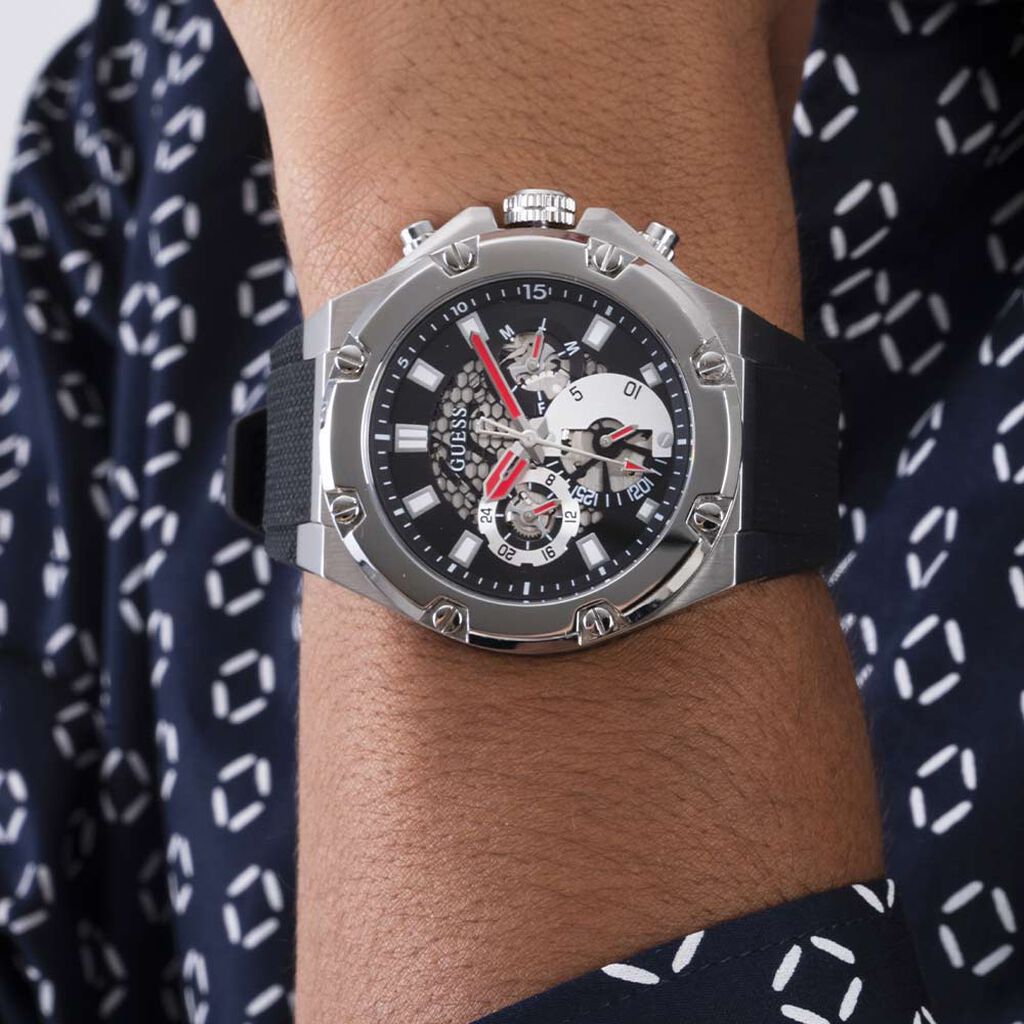 Montre Guess Third Gear Noir - Montres sport Homme | Marc Orian