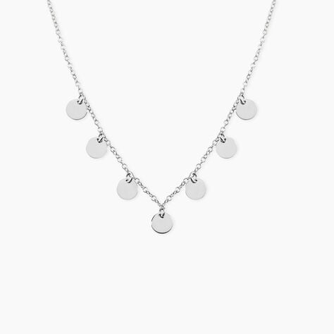 Collier Ragavi Argent Blanc - Colliers fantaisie Femme | Marc Orian