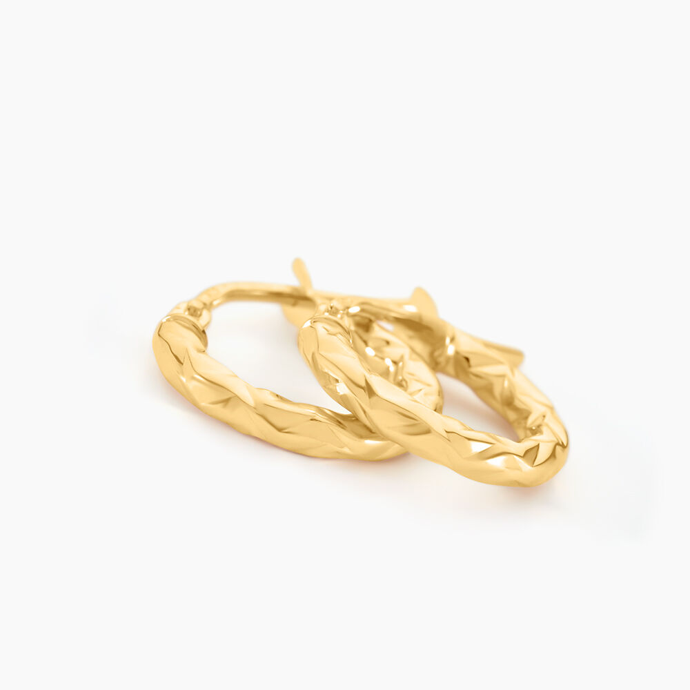 Cr&eacute;oles Cayla Or Jaune - Cr&eacute;oles Femme | Marc Orian