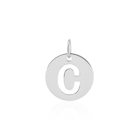 Pendentif Elio C Argent Blanc - Bijoux fantaisie Famille | Marc Orian