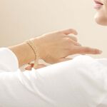 Bracelet Jerry Maille Corde 4 Rangs Or Jaune - Bracelets mailles Femme | Marc Orian