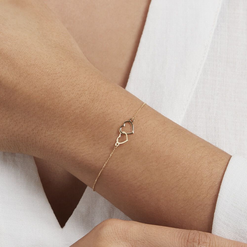 Bracelet Eleno Or Jaune - Bracelets Anneaux Entrelaces Femme | Marc Orian