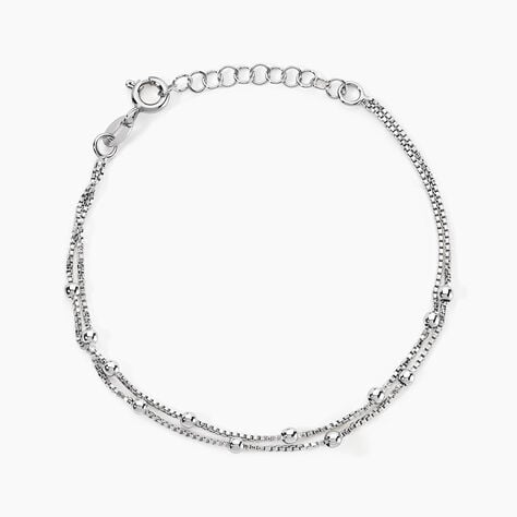 Bracelet Tounes Argent Blanc - Bracelets fantaisie Femme | Marc Orian