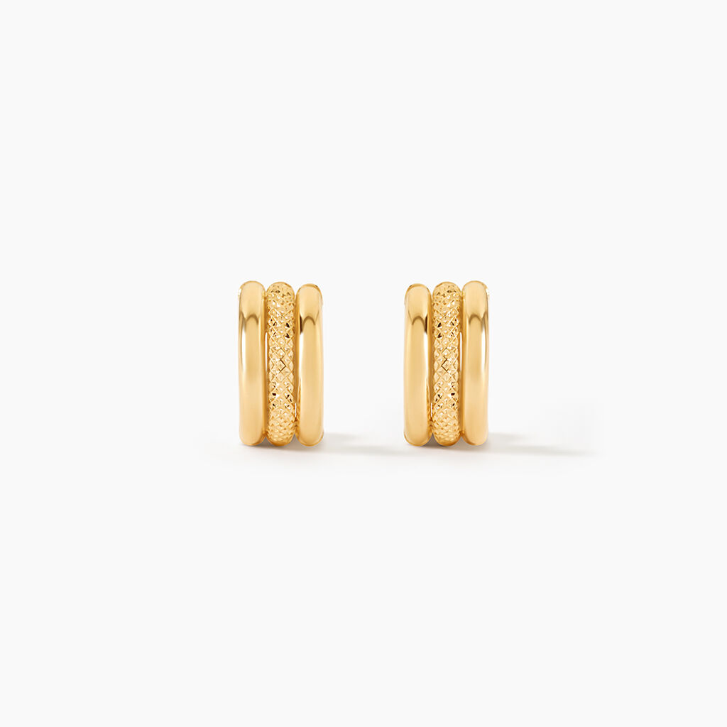Cr&eacute;oles Savania Or Jaune - Cr&eacute;oles Femme | Marc Orian