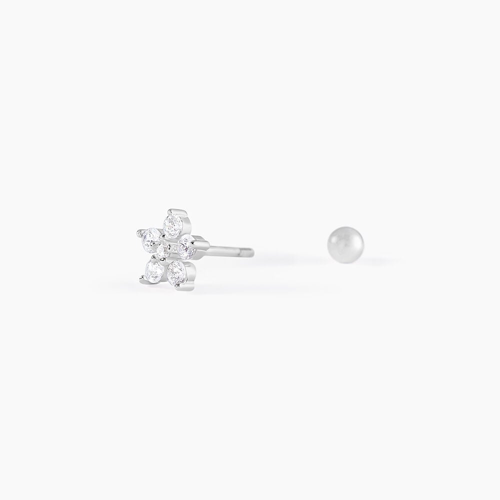 Piercing D'oreille Unitaire Argent Percy Oxyde De Zirconium - Bijoux fantaisie Femme | Marc Orian