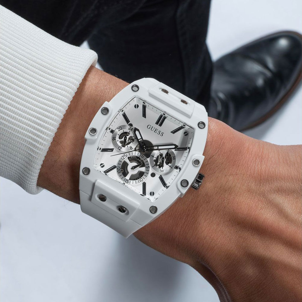 Montre Guess Phoenix Blanc - Montres étanches Homme | Marc Orian