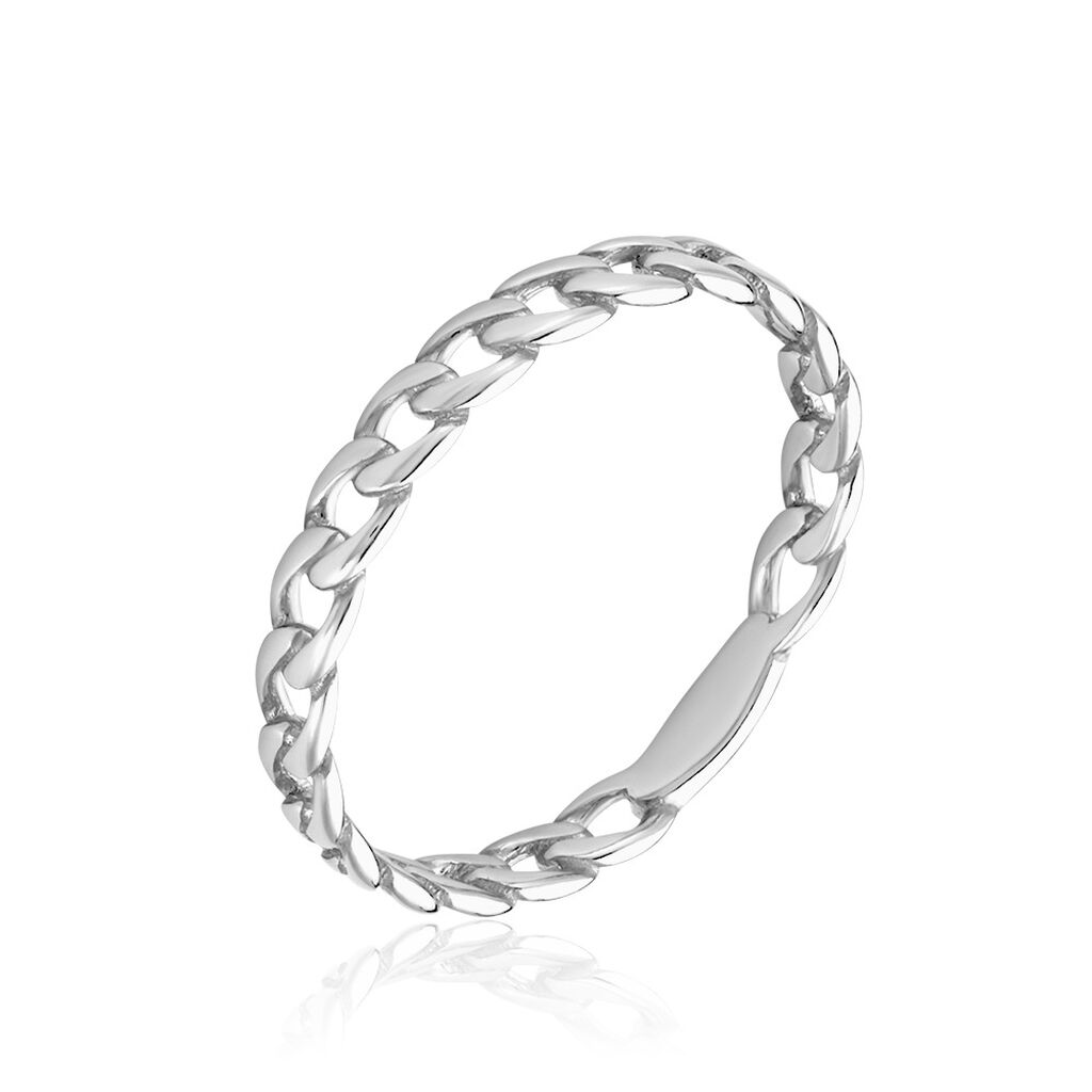 Bague Ancone Argent Blanc - Bijoux fantaisie Femme | Marc Orian