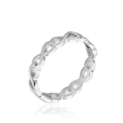 Bague Salma Argent Blanc - Bagues Femme | Marc Orian
