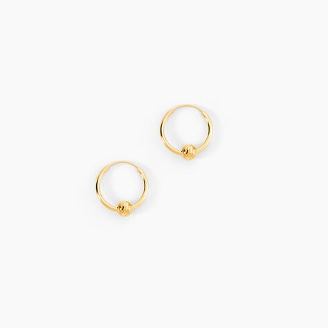 Cr&eacute;oles Anaell Or Jaune - Cr&eacute;oles Femme | Marc Orian