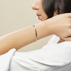 Bracelet Jasmin Tresse 3 Fils Or Tricolore - Bracelets Femme | Marc Orian